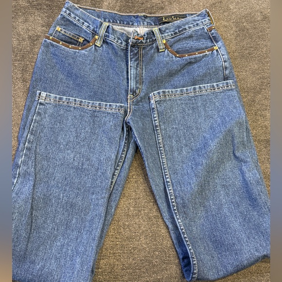 Lawman Women's Bare Back Vintage 90’s Denim Jeans - Picture 4 of 5